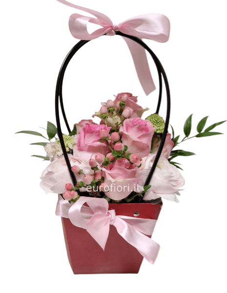 Borsetta con fiori Borsetta con fiori